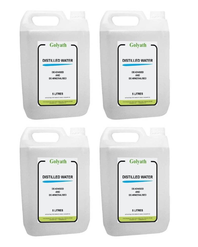 Distilled Water 20L (20 Litre) Pure Steam Distilled Water 20 Ltr