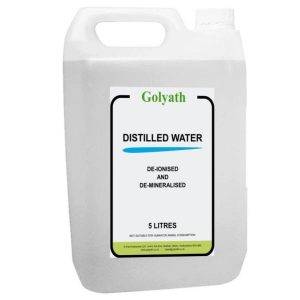 Steam Distilled Water 5L, 5 litre distilled water