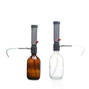 Lab Bottle Top Dispenser Economic Dispenser Sleeve Type 5-25 ml Adjustable Liquid Adder Semi-automatic Liquid Dispenser | Professional Grade | Bulk Available