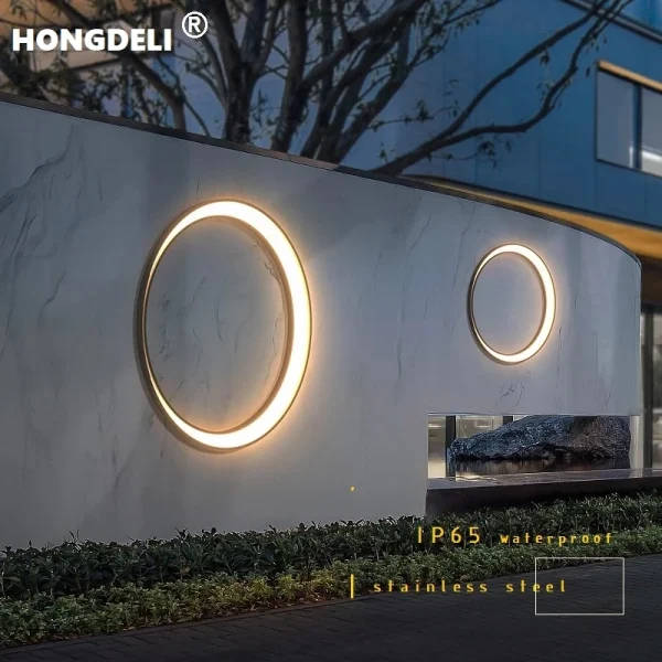 Modern wall lamp, garden lamp, outdoor, ip65, waterproof, creative decorative wall lamp, 110 v220v stainless steel | Professional Grade | Bulk Available