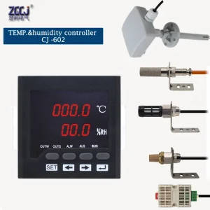 Temperature and humidity controller cj-602 black -40 ~ 120℃ 0 ~ 99.9% rh greenhouse incubation oven laboratory cold storage | Professional Grade | Bulk Available