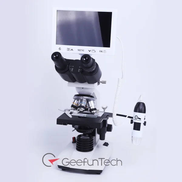 Compound Microscope With Display Trinocular Compound Microscope: Microscope With Monitor | 2500x ...
