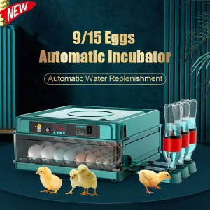 9/15 eggs automatic incubator with drawer type egg hatcher machine with automatic hydrating egg flipping and temperature contro | Professional Grade | Bulk Available