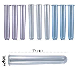 5/10pcs acrylic test tubes for plant incubator flower concrete cement pot test tubes | Professional Grade | Bulk Available