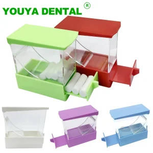 Plastic Dental Cotton Storage Box With Drawer