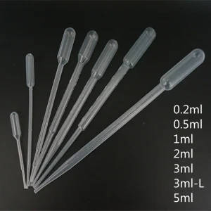 Disposable Plastic Pasteur Pipette Set 500pcs