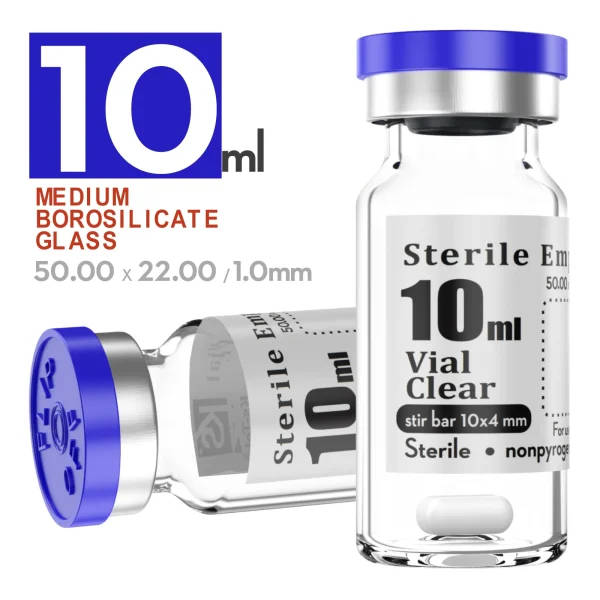 Ks-Tek Sterile Empty Vials with Injection Port and Flip Off Cap - Image 3