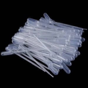 1ml Plastic Pasteur Pipette Transfer Droppers 100pcs