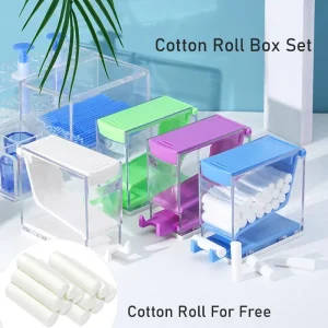 Dental Cotton Roll Dispenser Box Holder