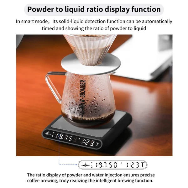 High Precision Coffee Scale with Timer for Drip and Espresso - Image 3