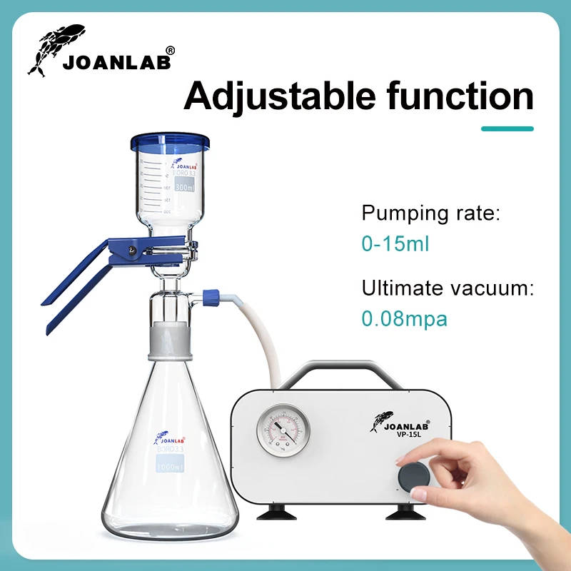 JOANLAB Laboratory Oil-free Diaphragm Vacuum Pump Efficient and portable oil-free diaphragm vacuum pump for laboratory use, featuring overload and temperature protection. oil-free diaphragm vacuum pump Efficient and portable oil-free diaphragm vacuum pump for laboratory use, featuring overload and temperature protection. JOANLAB Laboratory Oil-free Diaphragm Vacuum Pump - Image 3