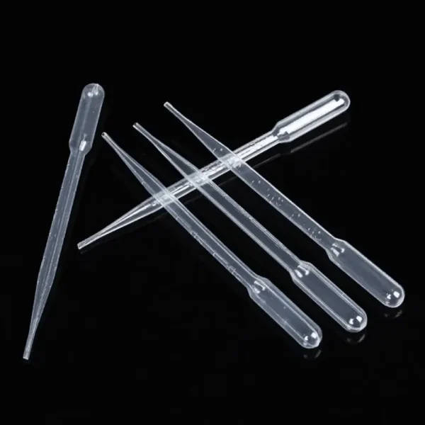 10pc Graduated Plastic Pipette Dropper Set for Laboratory Use