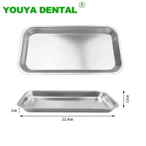 Durable Stainless Steel Dental Instrument Tray