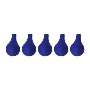 Durable Silicone Pipette Dropper Caps Blue