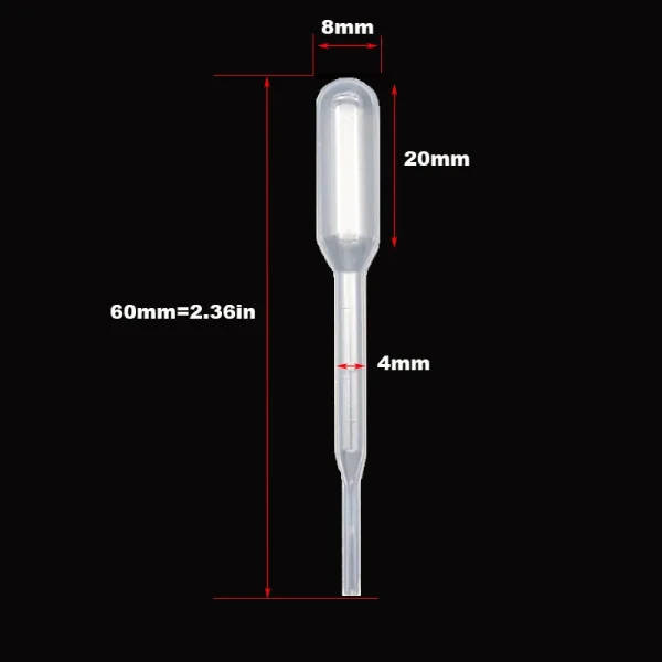 0.2ml Transparent Plastic Pipette Laboratory Supplies - Image 2
