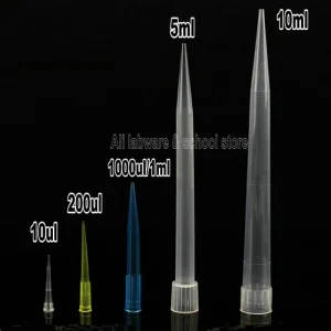 Disposable Plastic Pipette Tips