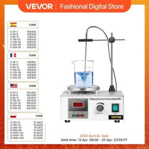 Magnetic Stirrer Hot Plate Vortex Mixer VEVOR 1L