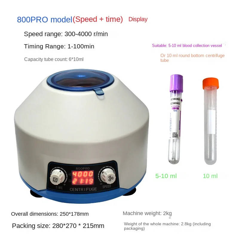 220V 50W Electric Centrifuge Machine with Timing Function Efficient 220V centrifuge for lab use, featuring 4000r/min speed and timing function. Ideal for medical and scientific applications. 220V Electric Centrifuge Machine Efficient 220V centrifuge for lab use, featuring 4000r/min speed and timing function. Ideal for medical and scientific applications. 220V 50W Electric Centrifuge Machine with Timing Function