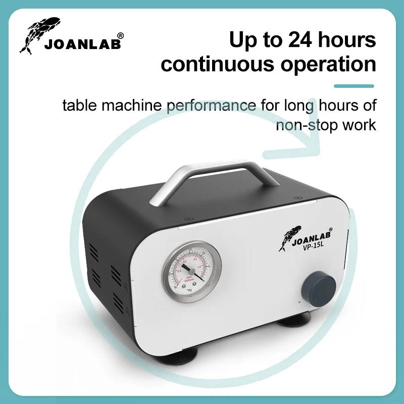 JOANLAB Laboratory Oil-free Diaphragm Vacuum Pump Efficient and portable oil-free diaphragm vacuum pump for laboratory use, featuring overload and temperature protection. oil-free diaphragm vacuum pump Efficient and portable oil-free diaphragm vacuum pump for laboratory use, featuring overload and temperature protection. JOANLAB Laboratory Oil-free Diaphragm Vacuum Pump - Image 5