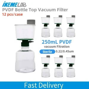 Disposable Vacuum Filter Units With PVDF Membrane