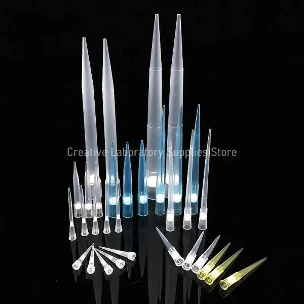 Laboratory Plastic Pipette Tips With Filter: Filtered Tips | 10ul ...