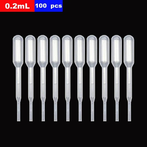 0.2ml Transparent Plastic Pipette Laboratory Supplies