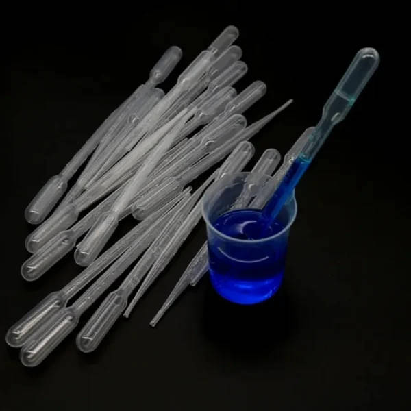 10pc Graduated Plastic Pipette Dropper Set for Laboratory Use - Image 3