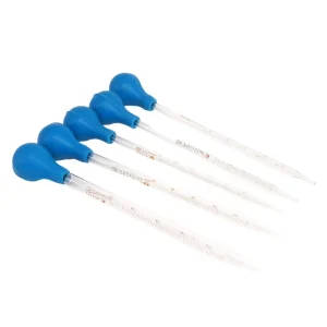 1ml to 10ml Glass Graduated Pipette with Rubber Bulb