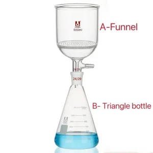 Vacuum Filtration Apparatus Multi-Well Glass Buchner Funnel