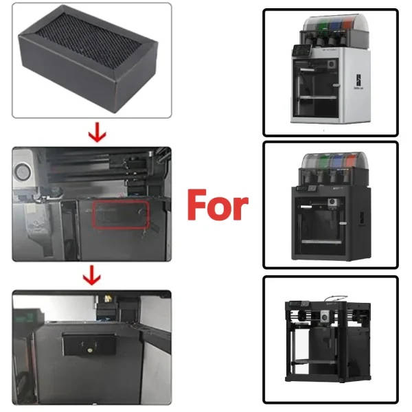 Activated Carbon Air Filter: Bambu Lab X1 Carbon | X1 Carbon 3d Printer ...