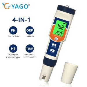 Digital Hydrogen Water Tester 4-in-1