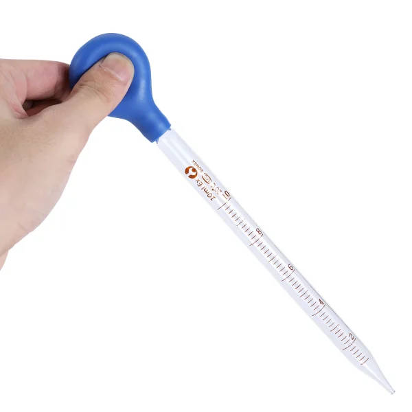 10ml Glass Graduated Pipette with Rubber Head