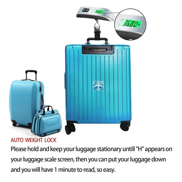 Portable Digital Luggage Scale LCD Display - Image 3