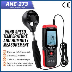 Anemometer Wind Speed Meter Multifunctional Datalogger