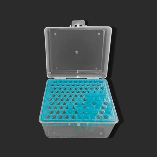 100 Holes Pipette Tip Box | 1ml Dispenser Tips Holder | Lab Organisation