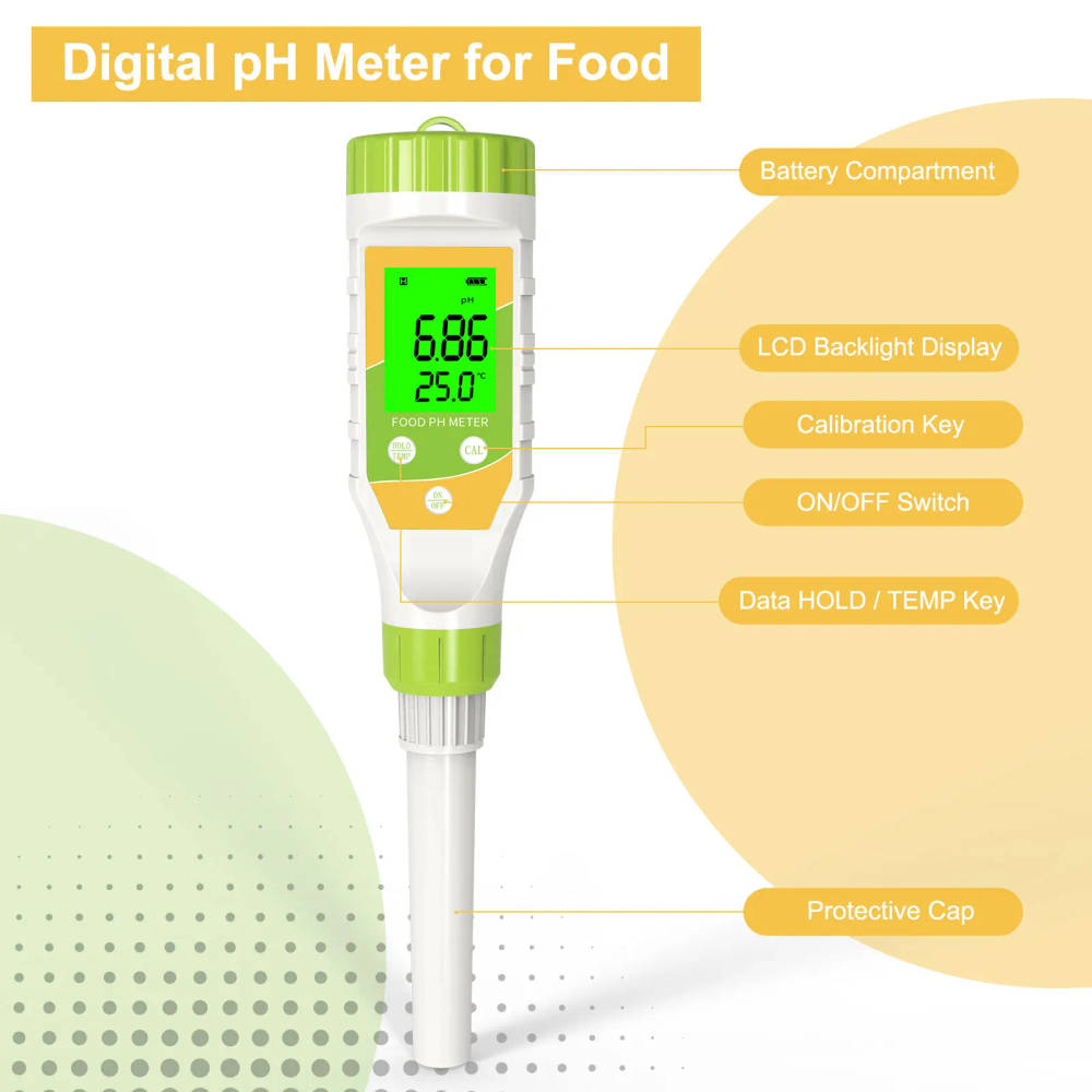 Digital Waterproof Ph Meter This waterproof digital pH meter provides accurate pH readings in various environments, making it ideal for laboratories and more. It’s a reliable electronic ph tester with a durable design. ph meter <p>This waterproof digital pH meter provides accurate pH readings in various environments, making it ideal for laboratories and more. It’s a reliable electronic ph tester with a durable design.</p> Digital Waterproof Ph Meter