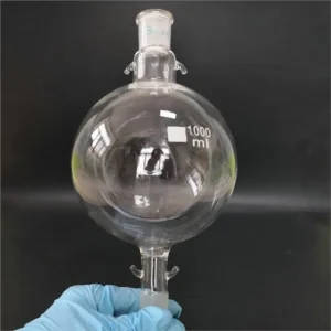 Lab Glass Chromatography Solvent Reservoir Ball