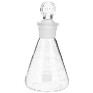 Conical Erlenmeyer Flask With Stopper