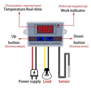 Digital Temperature Controller Thermostat XH-W3001