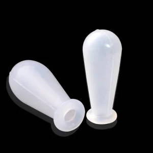 Transparent Silicone Rubber Caps for Glass Pipettes