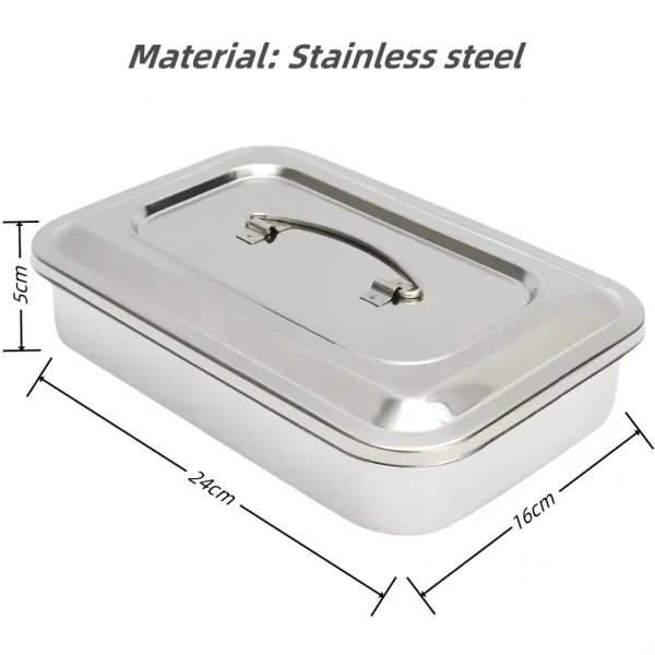 Stainless Steel Dental Instrument Sterilisation Box: Dental Autoclave ...