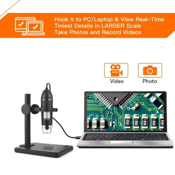 High Definition Usb Microscope Digital Microscope: High-Definition Imaging | Research Microscope | USB ...
