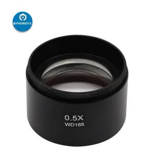 Barlow Auxiliary Lens WD165 for Trinocular Stereo Zoom Microscope