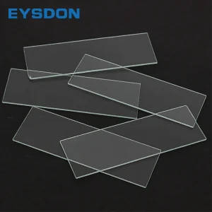 EYSDON 5Pcs Blank Microscope Glass Slides: Reusable Biological Laboratory Sample Glass Slideslips