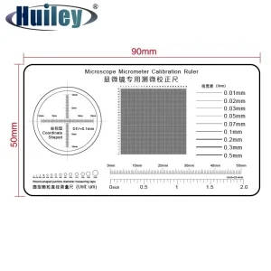 Microscope Micrometer Calibration Ruler