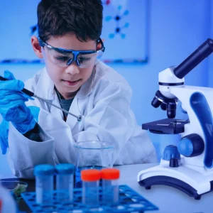AmScope Student Microscope with Slide Kit