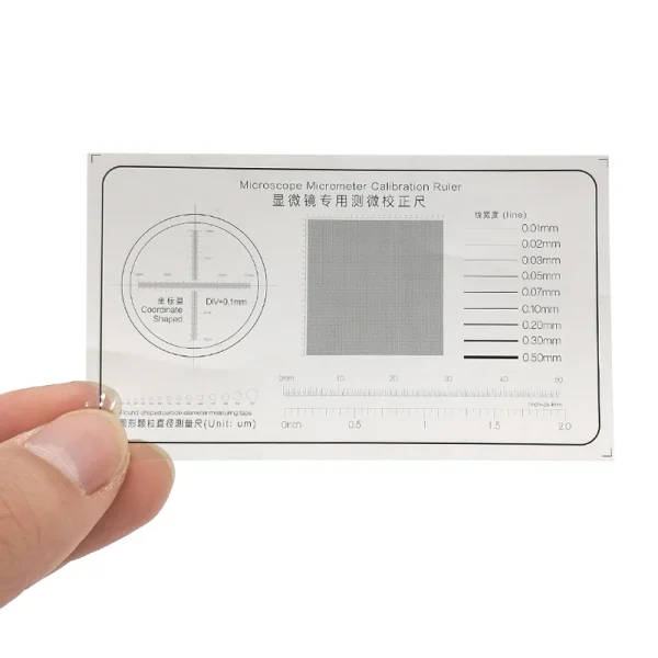 Microscope Micrometer Calibration Ruler: Micrometer Scale Calibration ...