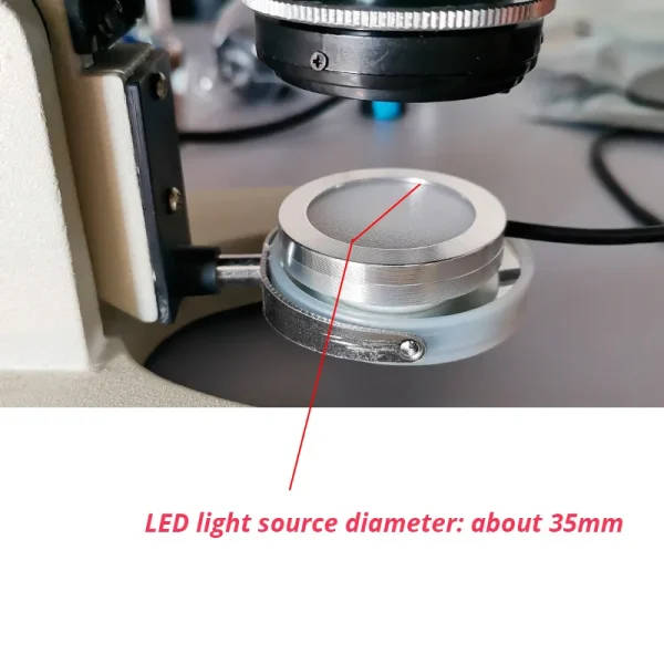 Microscope Light Button Adjustable LED Microscope Light | USB Bottom Lamp For Biological ...