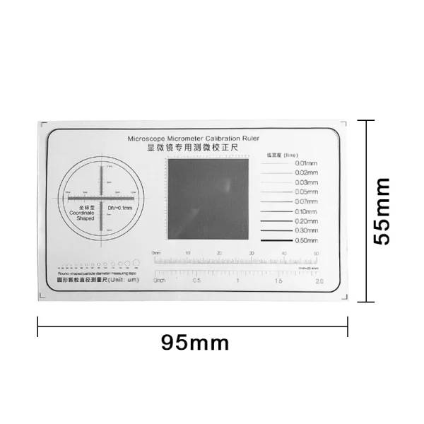 Microscope Micrometer Calibration Ruler: Micrometer Scale Calibration ...