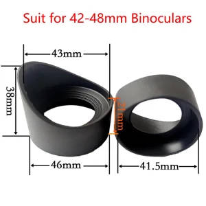 Rubber Microscope Eyepiece Eye Shields
